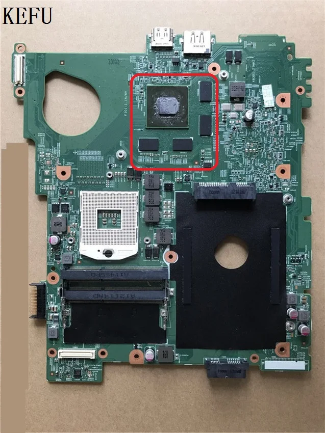 

KEFU Free Shipping CN-0J2WW8 0J2WW8 J2WW8 Main Board For Dell FOR inspiron N5110 Laptop Motherboard HM67 DDR3 GT525M 1GB