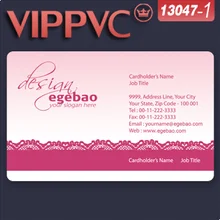 A13047 ПВХ карты шаблон для визиток ПВХ карты с одной лицевой печатью