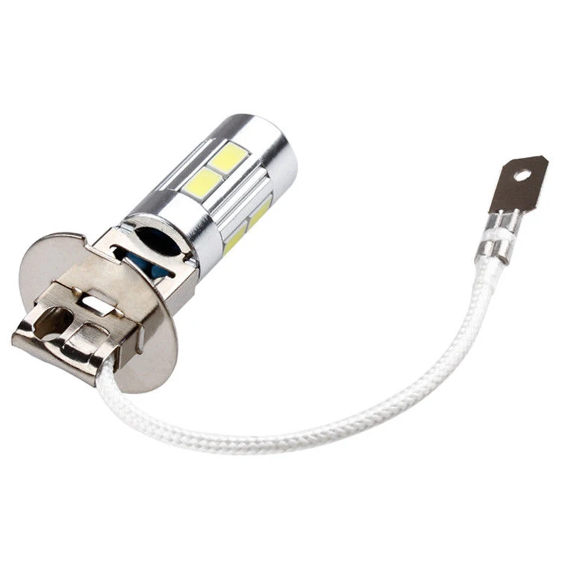 4 шт. H3 белый 6000K высокий луч 10SMD светодиодный автомобильный противотуманный светильник DRL лампы