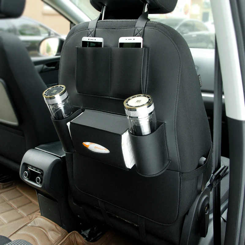 

Clearance Car Seat Back Storage Bag Organizer Travel Box Pocket Universal Stowing Tidying Protector Kids Drink