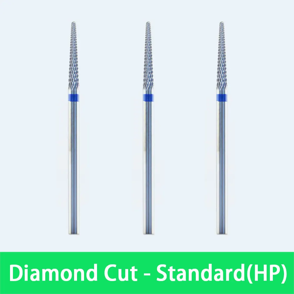 3pcs Diamond Cut Standard Dental Laboratory Use Carbide Bur High