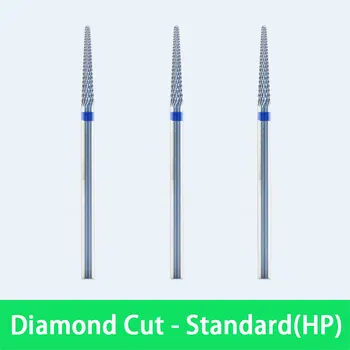

3pcs Diamond Cut Standard- Dental Laboratory Use Carbide Bur High Quality -2.35mm Shank for HP Handpiece-322217
