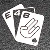 Poker Card Car Sticker Window Performanc Decal Styling For BMW E28 E30 E34 E36 E37 E38 E39 E39 E46 E60 E80 E90 F10 F20 F30 ► Photo 3/3