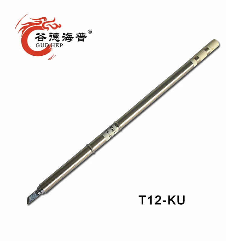 

Gudhep T12-KU Soldering Iron Tips for Hakko FX950 FX951 Soldering Rework Station FM2028 Iron Handle