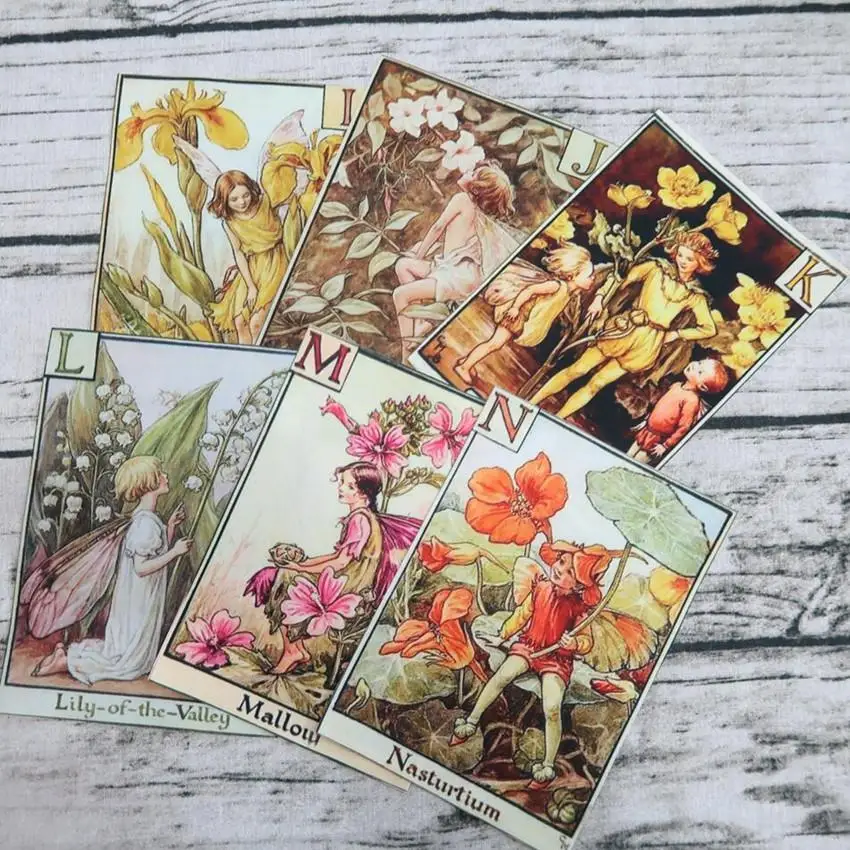 

15*21cm 24pcs Flower Angel elf Sewing Quilt Scrapbooking Tissue Pattern Fabrics Needlework Material purse Cloth patchwork SL-130