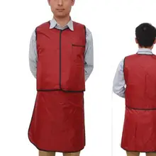 Новая рентгеновская Защитная куртка и юбка, 0,5 mmpb медицинская одежда, защитная юбка сплит-типа, 2 стороны защитный костюм