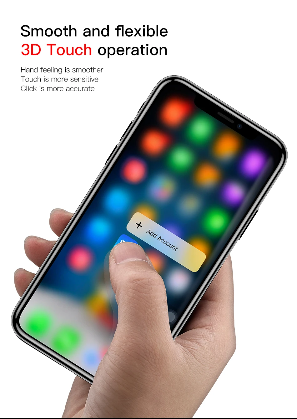 Защитная пленка для экрана Baseus для iPhone X из закаленного стекла, ультратонкая, анти-синий светильник, полноэкранная передняя крышка для iPhone X, стеклянная пленка