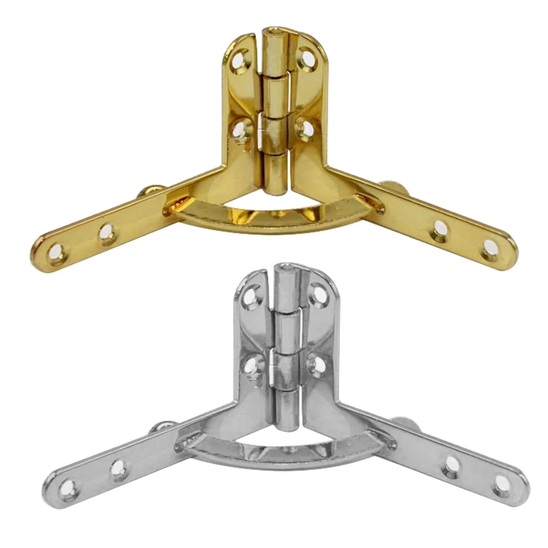 10Pcs 31x51mm Retro Jewelry Boxs Hinge Support Iron Spring Hinge