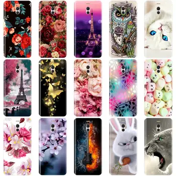 Перейти на Алиэкспресс и купить Чехол для телефона Meizu M6 M6S M5C M5 M5S M3S M3 M2, мягкий силиконовый чехол из ТПУ с милой кошкой для Meizu M6 M5 M3 M2 Note