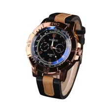 Бренд Relogio Masculino роскошные мужские часы Аналоговые Кварцевые искусственная кожа спортивные наручные часы Мужские часы Reloj