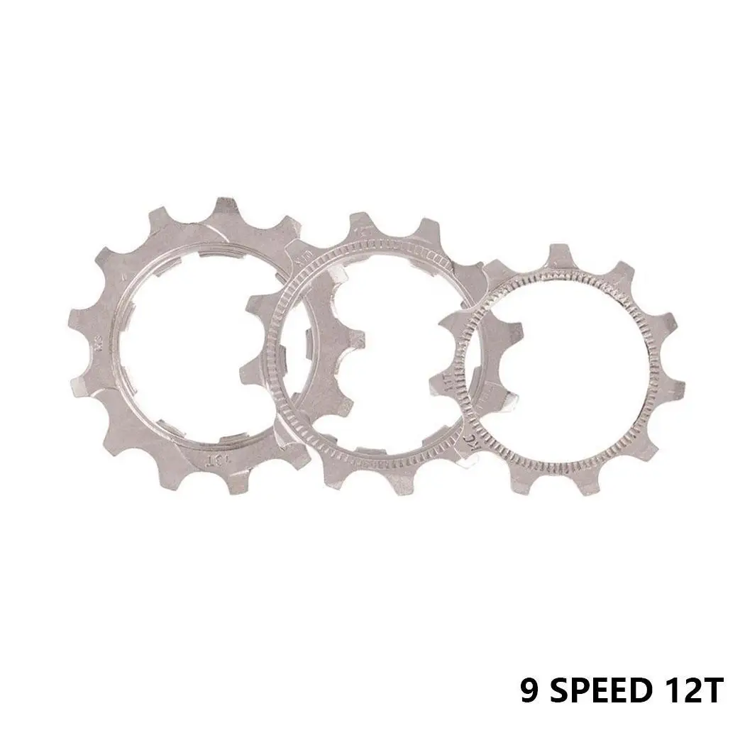 Велосипедная кассета Cog дорожный велосипед MTB Cogs Freewheel нет 1 Cogs части 9 скоростей серебро 13,5 см/5,3 дюйма 12-18 т - Цвет: 9s 12t
