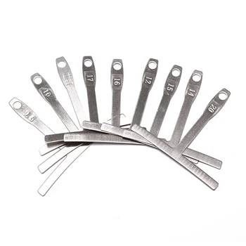 

1 Set Stainless Steel Understring Radius Gauge With Bridge Pin Puller Luthier Tools Guitar Parts 7*6.5cm