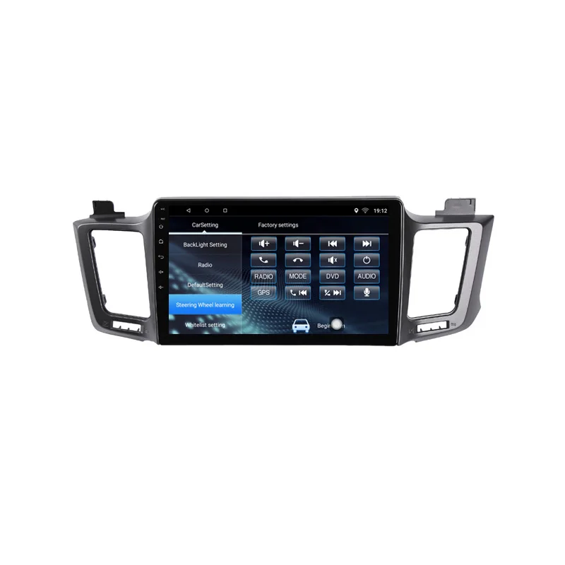 Top 10" 2+32G 2.5D IPS Android 8.1 Car DVD Multimedia Player GPS For Toyota RAV4 2013 2014 2015 audio car radio stereo navigation 4