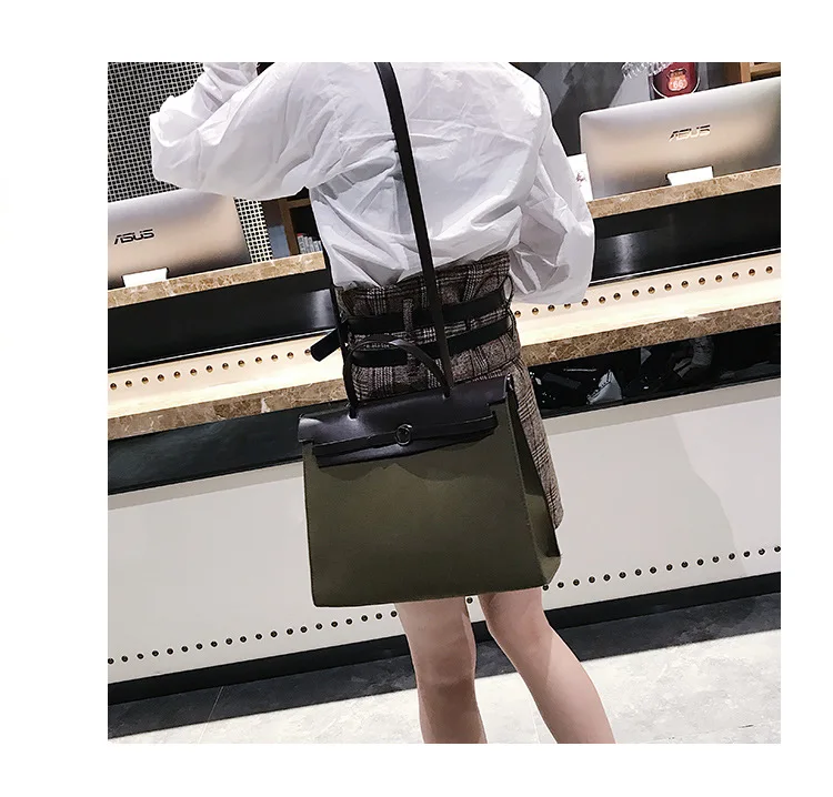 Женская сумка, новинка, Европейский и американский стиль, простой контрастный цвет, ручная накладная, через плечо, диагональная, тренд qq030