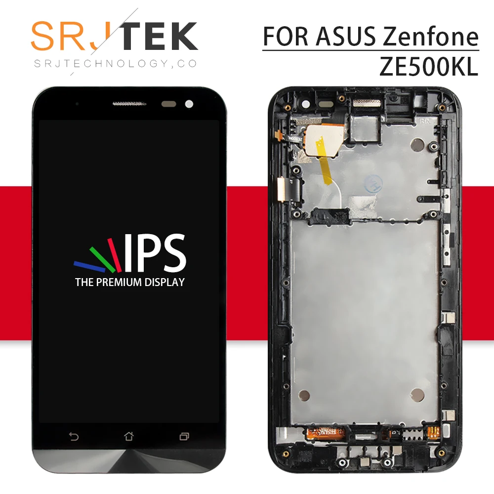 

For ASUS Zenfone 2 Laser ZE500KL ZE500KG ME500KL 5.0'' LCD Display + Touch Screen Assembly Black Replacement Parts ZE 500KL