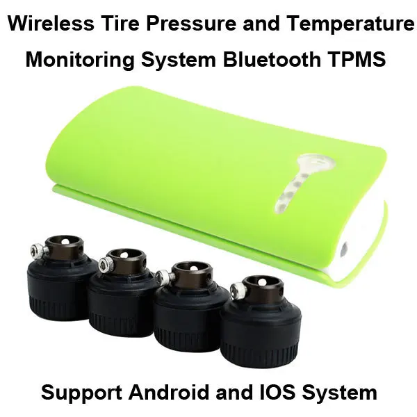 Bluetooth TPMS for Andriod Phone and iphone Wireless Tire Pressure Monitoring System 4pcs