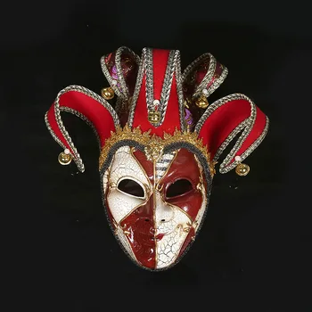 

Newly high-end Venetian masquerade mask Venice Mask Europe and the United States Halloween clown mask show supplies