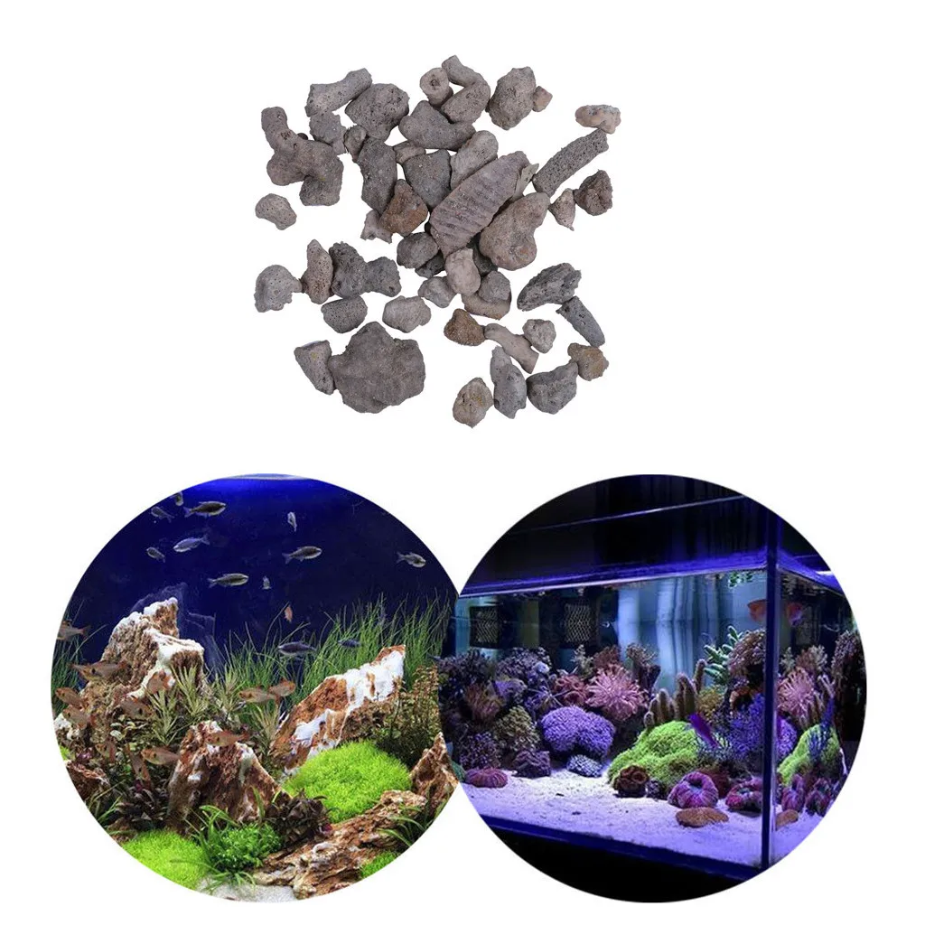 Цилиндрический активированный уголь аквариум Коралловый камень активированный уголь керамический шар уголь очищающий фильтр качества воды