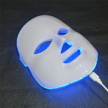 

Free Shipping 7 Colors LED Photodynamic LED Mask Home Beauty Instrument Anti Acne Skin Rejuvenation Beauty Face Mask face care