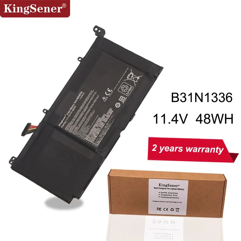 Аккумулятор KingSener B31N1336 для ASUS VivoBook S551 S551LB S551LA R553L R553LN R553LF K551LN V551 V551LA|Аккумуляторы