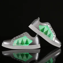

17 USB Baby Casual Shoes Light Up Kids Casual Boys&Girls Luminous Sneakers Glowing Shoe Children Flat Hansel Boot Christmas Gift