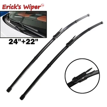 Erick-limpiaparabrisas delantero LHD limpiaparabrisas para Volvo S60 XC70 V70 S80 XC90, ventana frontal de 24