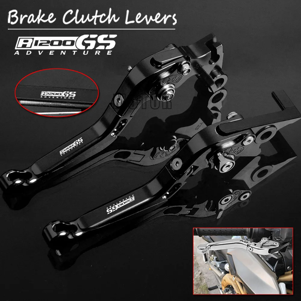 

Motorcycles CNC Aluminum Brake Clutch Levers For BMW R1200GS Adventure 2006-2013 R1200 GS Adv LC 2014-2018 Adjustable Foldable