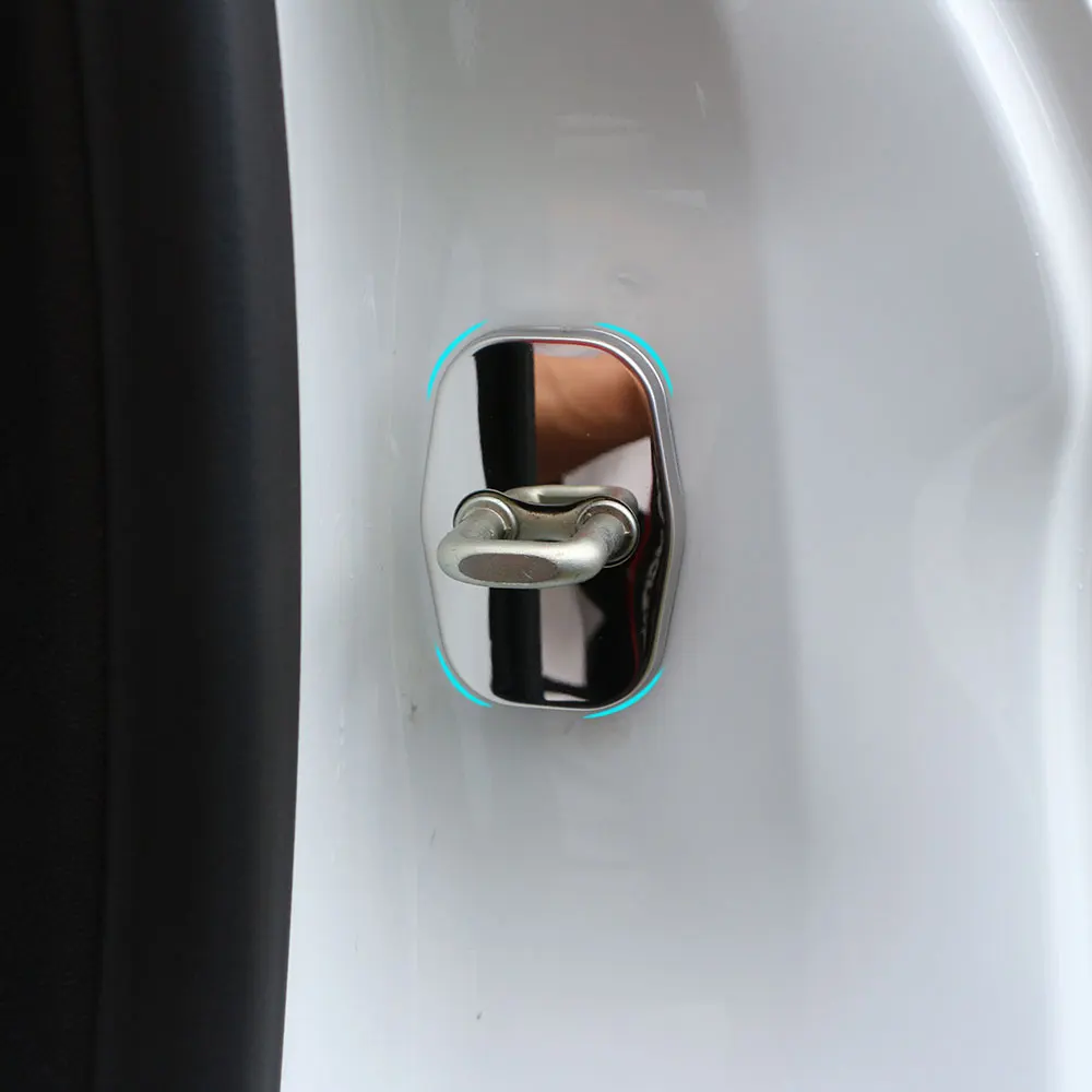 

Jameo Auto Car Door Lock Protecetion Cover Door Lock Covers for Peugeot 308 408 508 3008 207 for Citroen C4L for DS3 DS4 DS5 DS6
