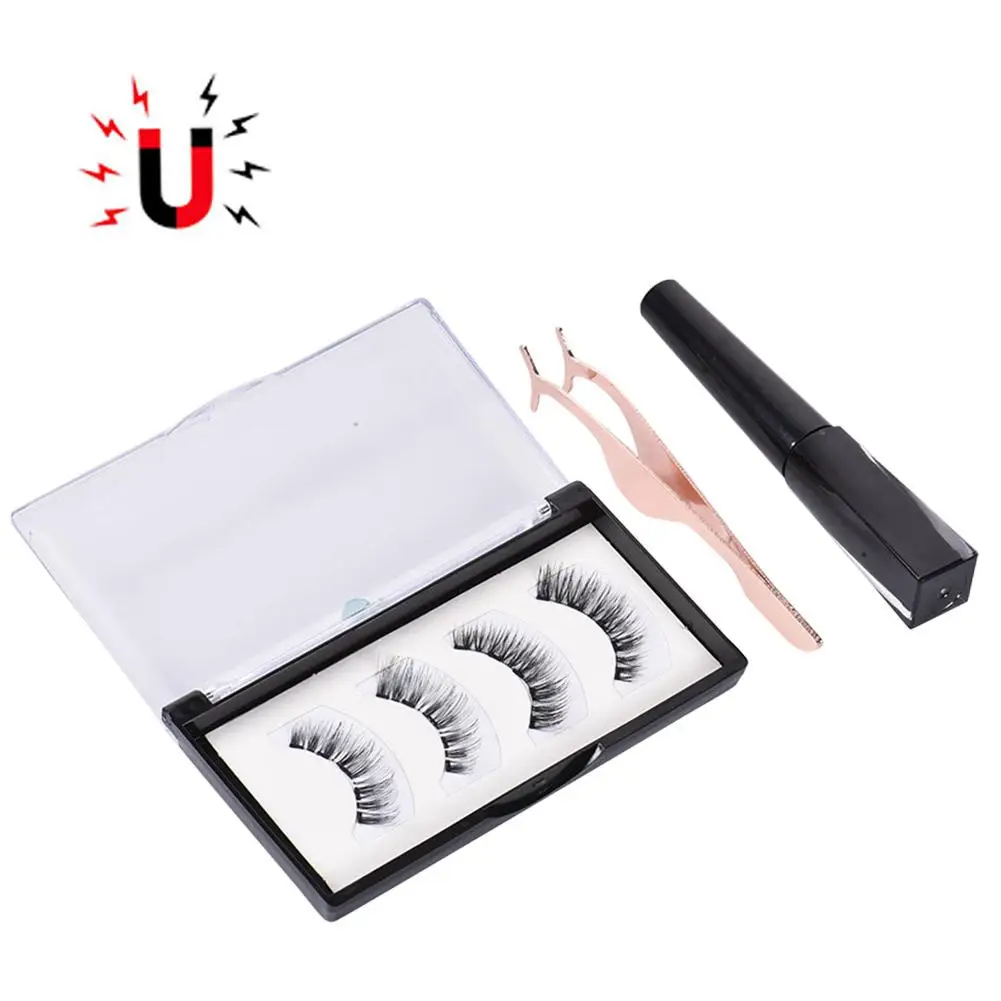 Magnetic Eyeliner with Magnetic False Eyelashes Set 2-pair Five Magnetic 3D Magnet False Eyelashes Magnetic Eyeliner with Magnetic False Eyelashes Set 2-pair Five Magnetic 3D Magnet False Eyelashes
