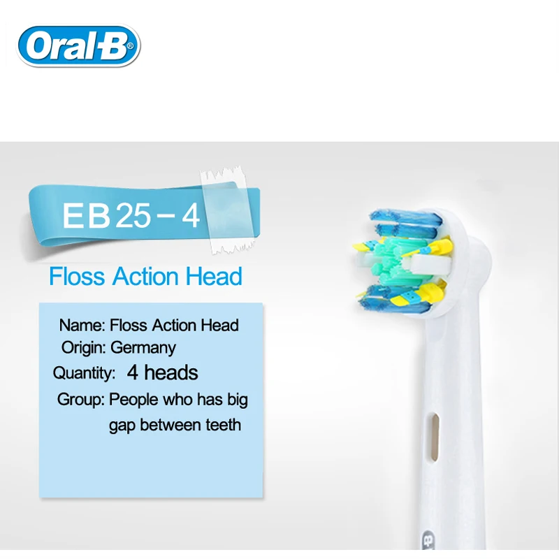Oral B Electric Toothbrush Head Deep Clean Replaceable Teeth brush Head for D12013/D16523 4 heads EB30/17/18/20/25/50