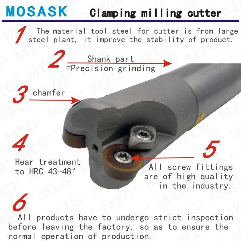 Clamping milling cutter