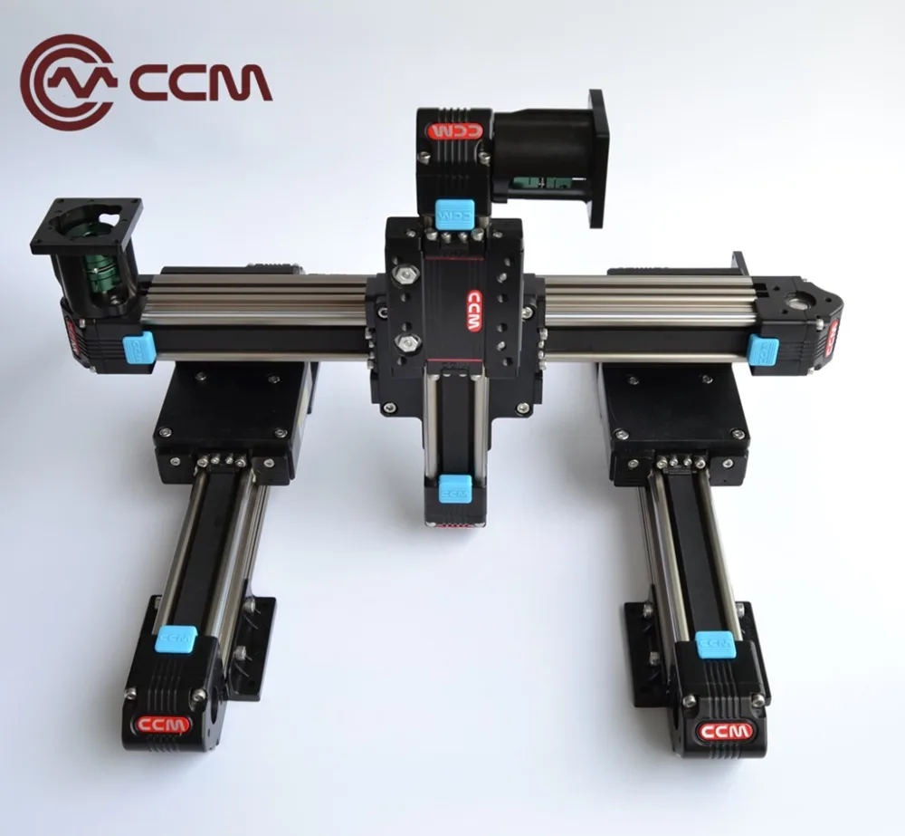 

High performance linear belt driven actuators XYZ linear stage