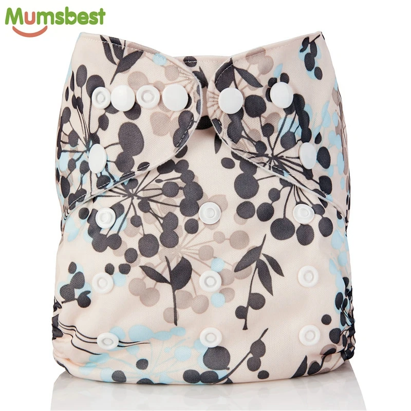 Murah [Mumsbest] Baru Bayi Bisa Dicuci Popok Kain Saku Kartun Hewan Adjustable Popok Reusable Kain Popok Tersedia 0 2years 3  15Kg