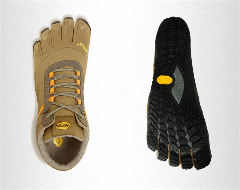 Vibram Fivefingers Trek Ascent изолированные мужские кроссовки для спорта на открытом воздухе зимняя теплая шерстяная тренировочная походная альпинистская обувь