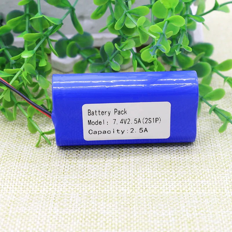 KLUOSI 7,4 V/8,4 V 2S1P 2500mAh аккумулятор 18650 аккумулятор перезаряжаемый аккумулятор для велосипедных фар/CCTV/камеры/Электрический