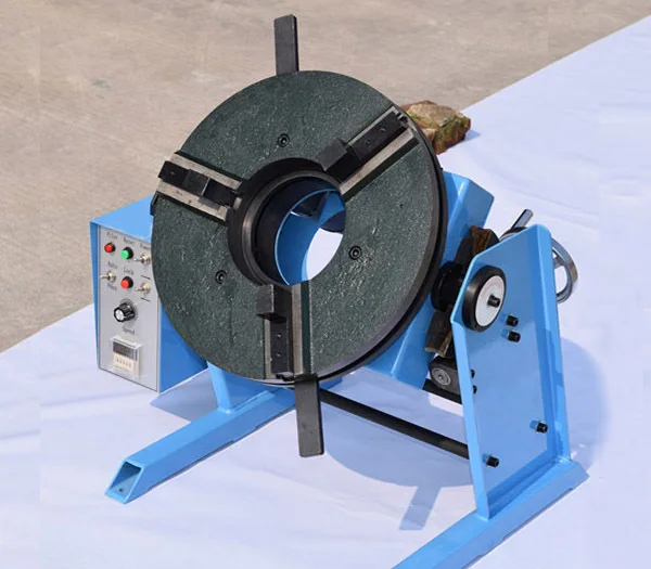 

100KG Girth automatic welding positioner long workpieces can be directly through the through holes