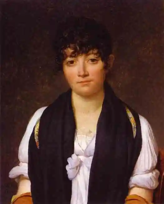 

100% handmade Oil Painting Reproduction on Linen Canvas,portrait-of-suzanne-le-pelletier-de-saint-fargeau By Jacques-Louis David