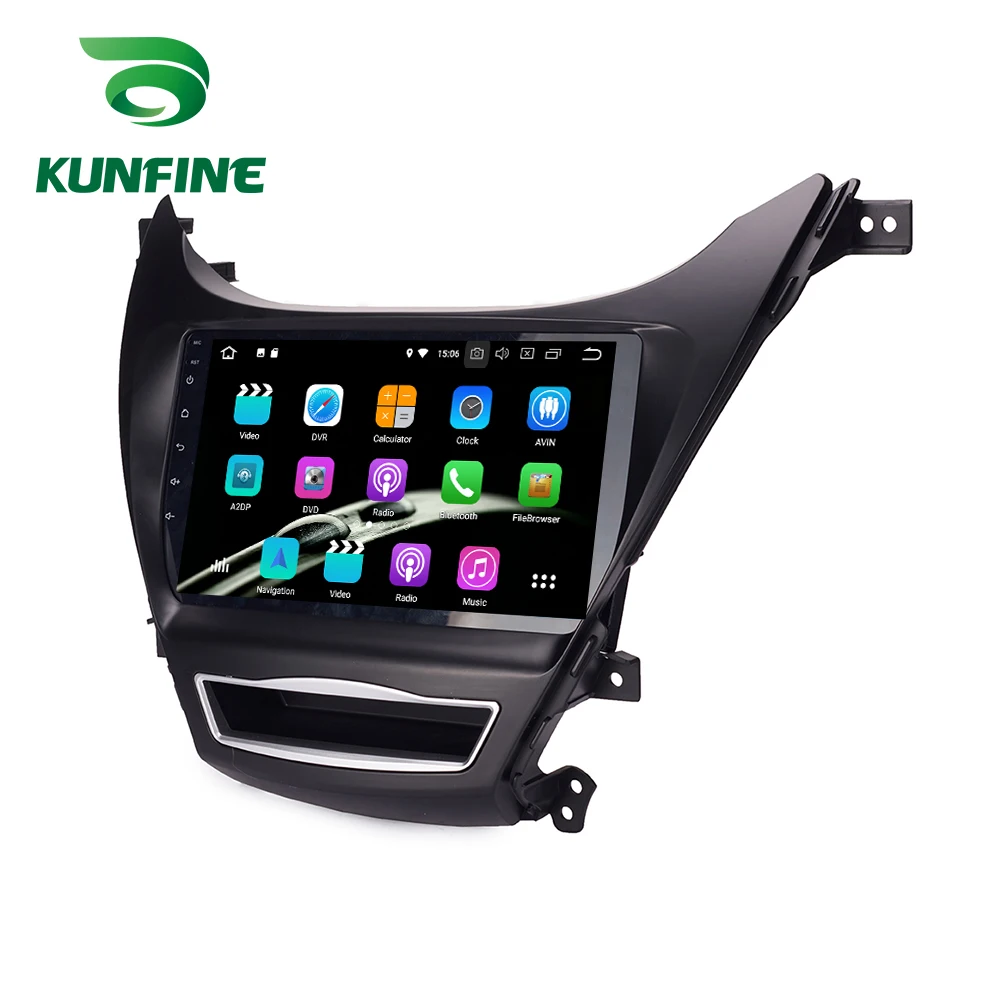 Android 9,0 Ram 4G Rom 64G PX6 Cortex A72 автомобильный DVD GPS; Мультимедийный проигрыватель автомобильный стерео для Hyundai Elantra MD 2012 радио головное устройство