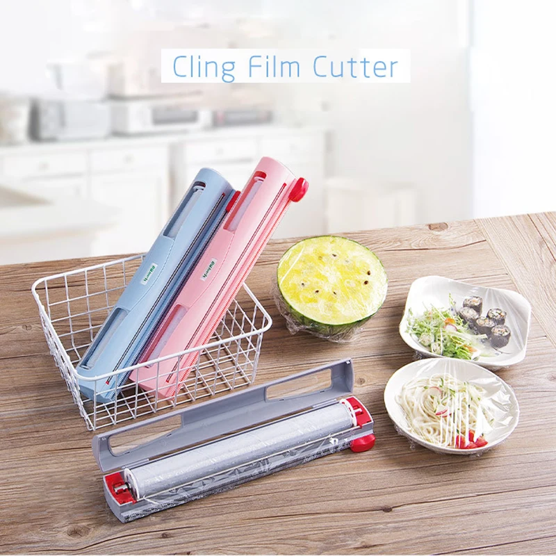 Household Plastic Wrap Cutter Distribution Cling Film Creative Kitchen