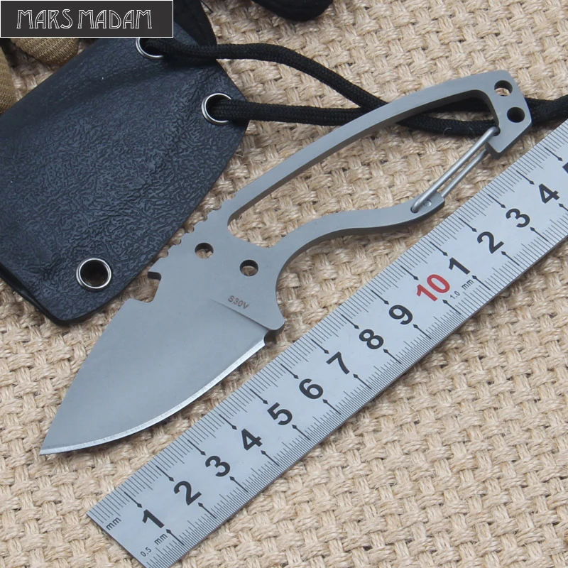 

Free shipping High hardness Fixed Blade Knife Multi Functional Knife Wilderness survival tools The sharp knife