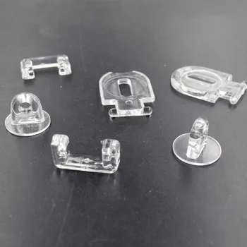 

5 Clear Acrylic Plastic Hasp Latch Plexiglass Hasp 45x25mm