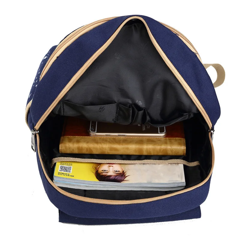 Женщин композитный сумки Sky звезды печати дорожная сумка для девочек подростков