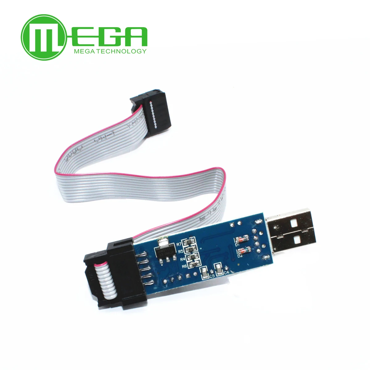 10 компл./лот USBASP USBISP AVR программист USB ISP USB ASP ATMEGA8 ATMEGA128 Поддержка Win7 64K