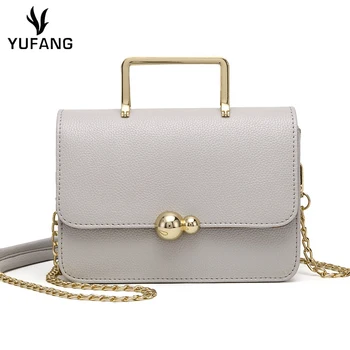 

YUFANG High Quality PU Women Crossbody Bag Fashion Female Messenger Bag Chains Style Ladies Daily Bag Leather Handbags Shoulder