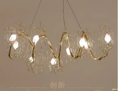 Люстра ресторан, Творческий Роуз, спальня, LED, романтичный и романтический, настольная лампа