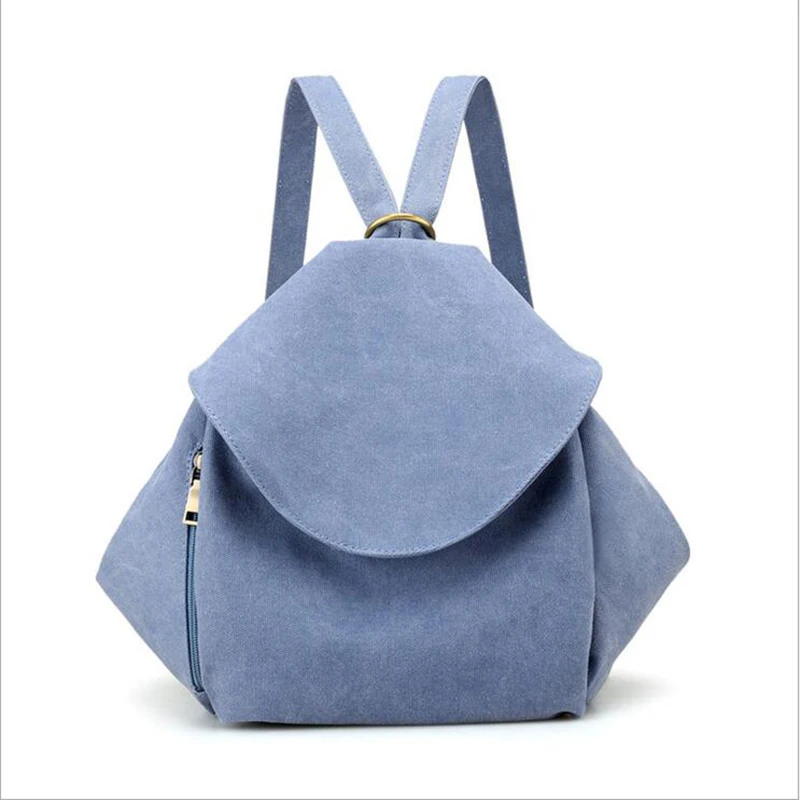 

2018 New Hot Bag For Women Solid Canvas Backpack Large Capacity Bag multifunction Portable Travel Bag