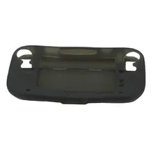 Черный мягкий силиконовый полная защита ГЕЛЬ Чехол чехол для Nintendo Wii U Gamepad