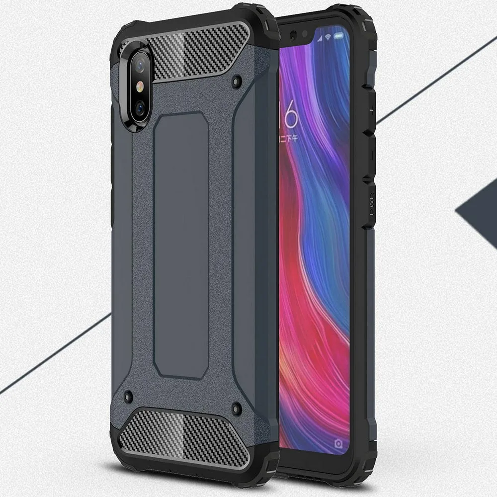 

1000PCS Luxury Shockproof Protection Phone Case For Xiaomi Mi 9T CC9 9 SE 8 Lite 6 5S A2 A1 F1 Max 2 Mix 3 2S Hybrid Armor Cover