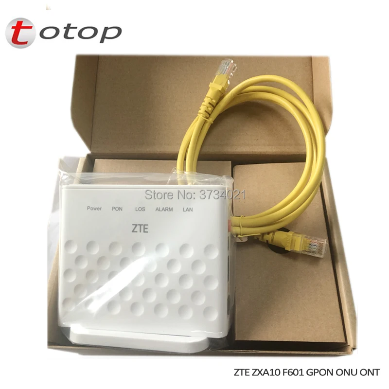 100% Оригинал ZTE GPON оптоволоконная сеть ont ZXA10 F601 терминал или FTTO ONU с 1GE Ethernet порт