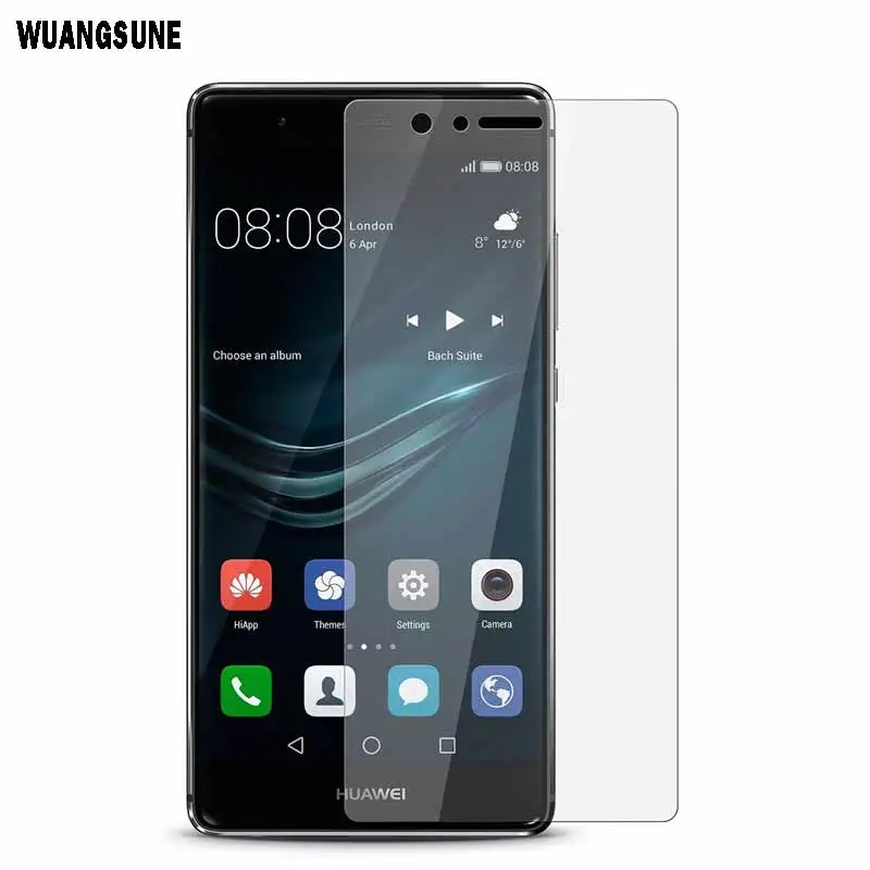 

For Huawei P8 P8 lite P9 plus Tempered Glass film Screen Protector 0.3mm 2.5D Round Edge 9H Hardness Crystal Clear Glass